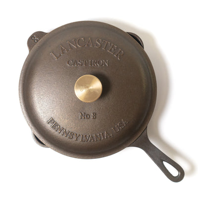 Lancaster No. 8 Skillet & Lid Bundle
